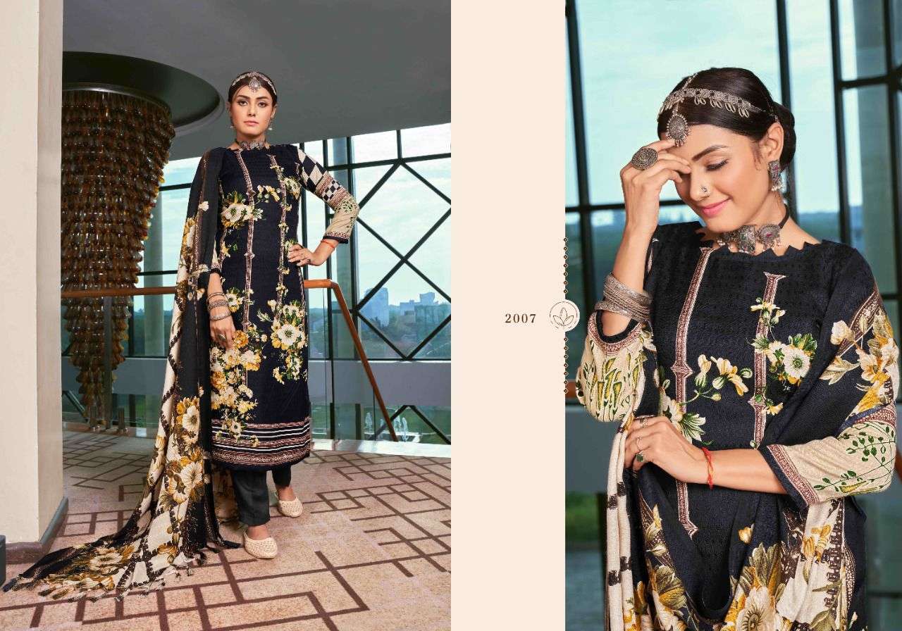 GUL NAZ BY VIJAYA FASHION 2001 TO 2008 SERIES SUITS BEAUTIFUL FANCY COLORFUL STYLISH PARTY WEAR & OCCASIONAL WEAR PURE PASHMINA PRINT DRESSES AT WHOLESALE PRICE