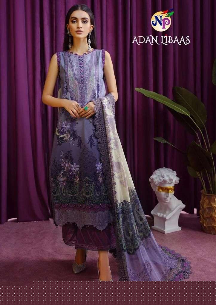 ADAN LIBAAS BY NAND GOPAL PRINTS 1001 TO 1008 SERIES BEAUTIFUL SUITS COLORFUL STYLISH FANCY CASUAL WEAR & ETHNIC WEAR PURE COTTON PRINT DRESSES AT WHOLESALE PRICE