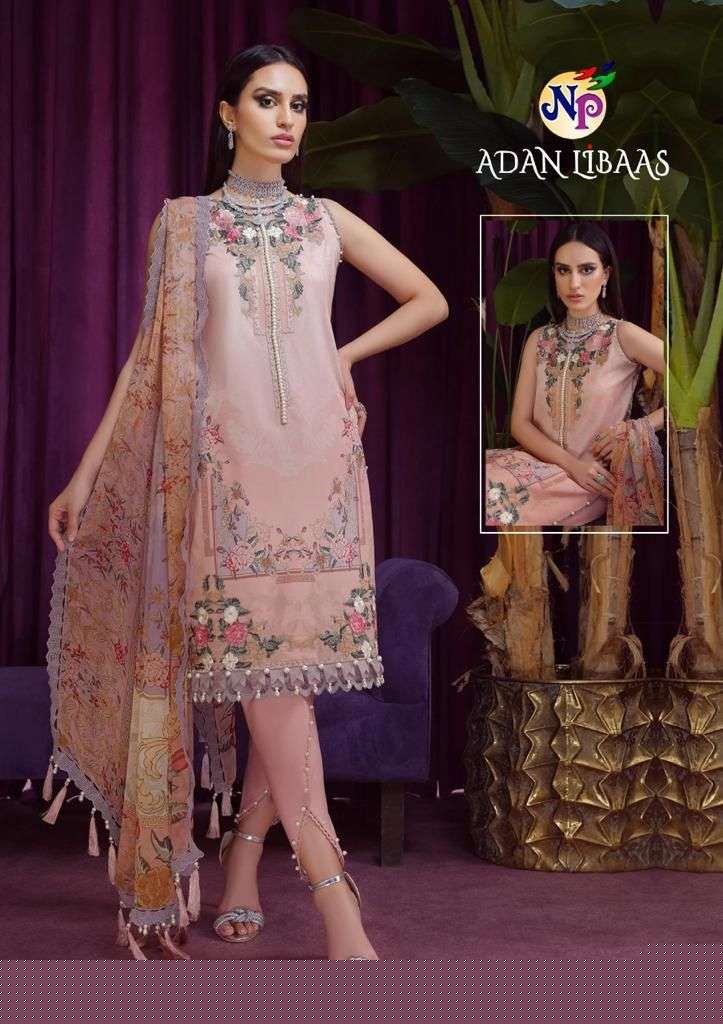 ADAN LIBAAS BY NAND GOPAL PRINTS 1001 TO 1008 SERIES BEAUTIFUL SUITS COLORFUL STYLISH FANCY CASUAL WEAR & ETHNIC WEAR PURE COTTON PRINT DRESSES AT WHOLESALE PRICE