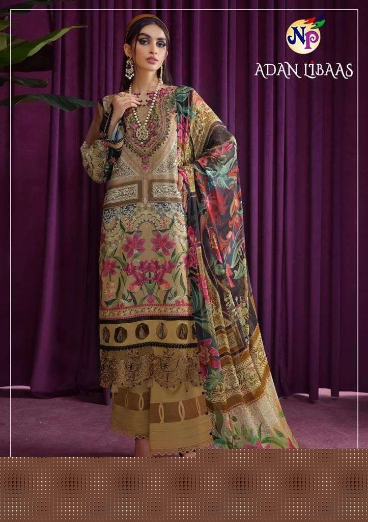 ADAN LIBAAS BY NAND GOPAL PRINTS 1001 TO 1008 SERIES BEAUTIFUL SUITS COLORFUL STYLISH FANCY CASUAL WEAR & ETHNIC WEAR PURE COTTON PRINT DRESSES AT WHOLESALE PRICE