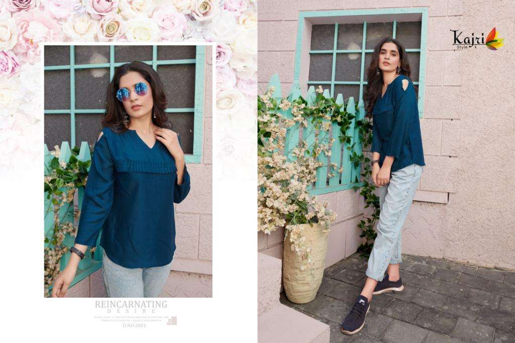 Mystri Vol-2 Nx By Kajri Style 2001 To 2006 Series Beautiful Stylish Fancy Colorful Casual Wear & Ethnic Wear Rayon Tops At Wholesale Price