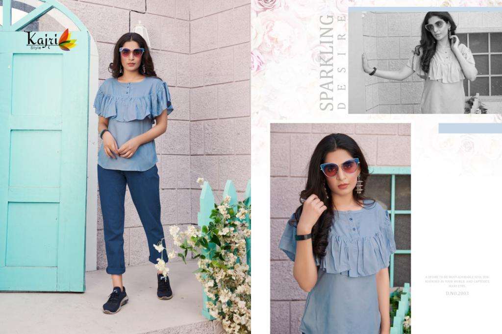 Mystri Vol-2 Nx By Kajri Style 2001 To 2006 Series Beautiful Stylish Fancy Colorful Casual Wear & Ethnic Wear Rayon Tops At Wholesale Price