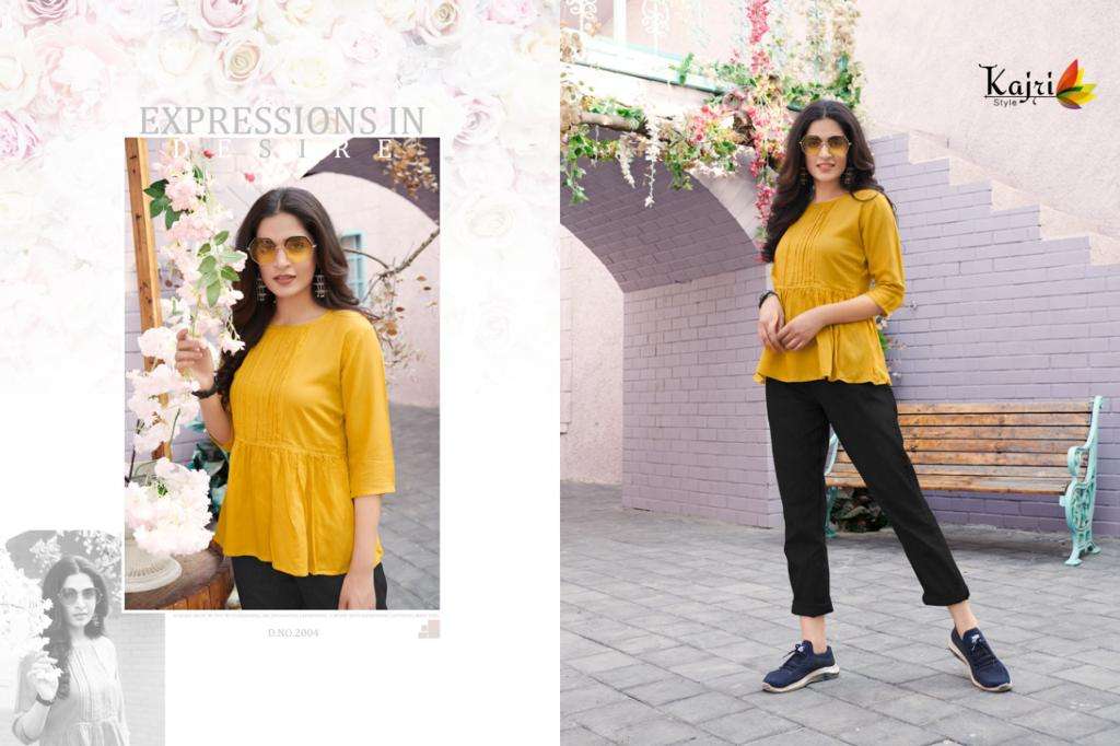 Mystri Vol-2 Nx By Kajri Style 2001 To 2006 Series Beautiful Stylish Fancy Colorful Casual Wear & Ethnic Wear Rayon Tops At Wholesale Price