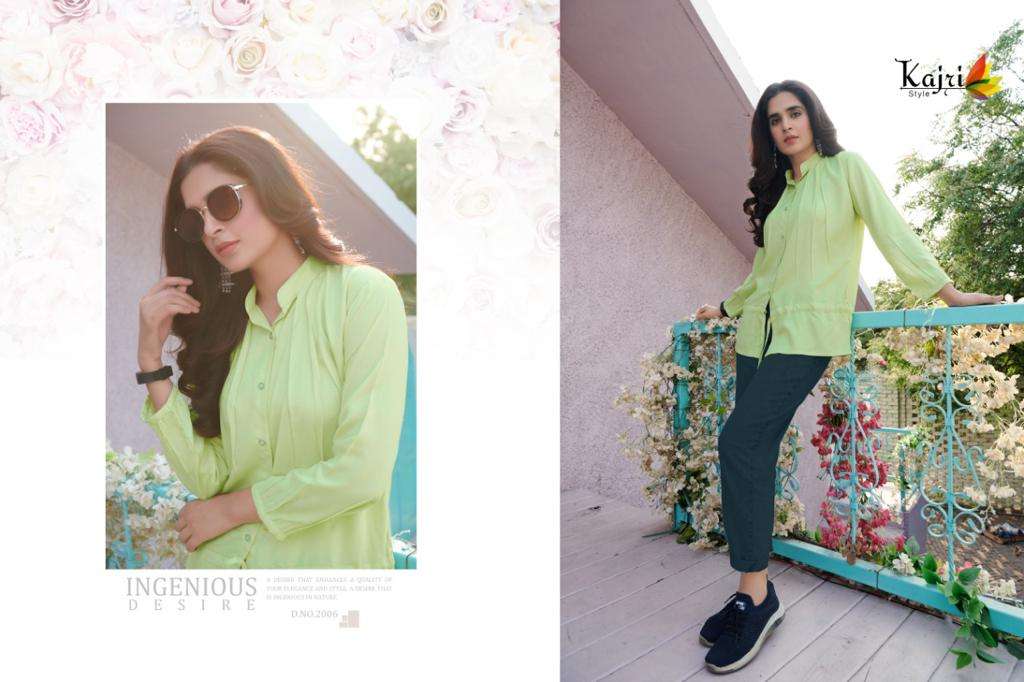 Mystri Vol-2 Nx By Kajri Style 2001 To 2006 Series Beautiful Stylish Fancy Colorful Casual Wear & Ethnic Wear Rayon Tops At Wholesale Price