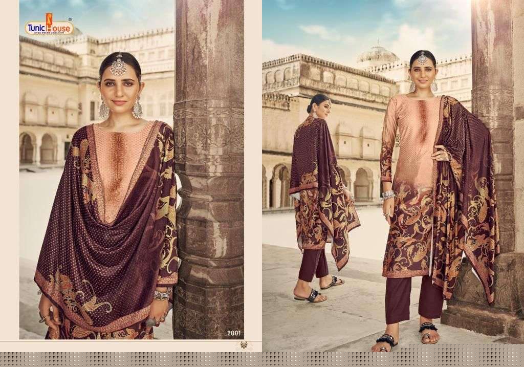 KHUSHBOO BY TUNIC HOUSE 1001 TO 1006 SERIES FESTIVE SUITS BEAUTIFUL FANCY COLORFUL STYLISH PARTY WEAR & OCCASIONAL WEAR VELVET EMBROIDERY DRESSES AT WHOLESALE PRICE