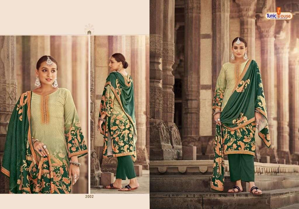 KHUSHBOO BY TUNIC HOUSE 1001 TO 1006 SERIES FESTIVE SUITS BEAUTIFUL FANCY COLORFUL STYLISH PARTY WEAR & OCCASIONAL WEAR VELVET EMBROIDERY DRESSES AT WHOLESALE PRICE