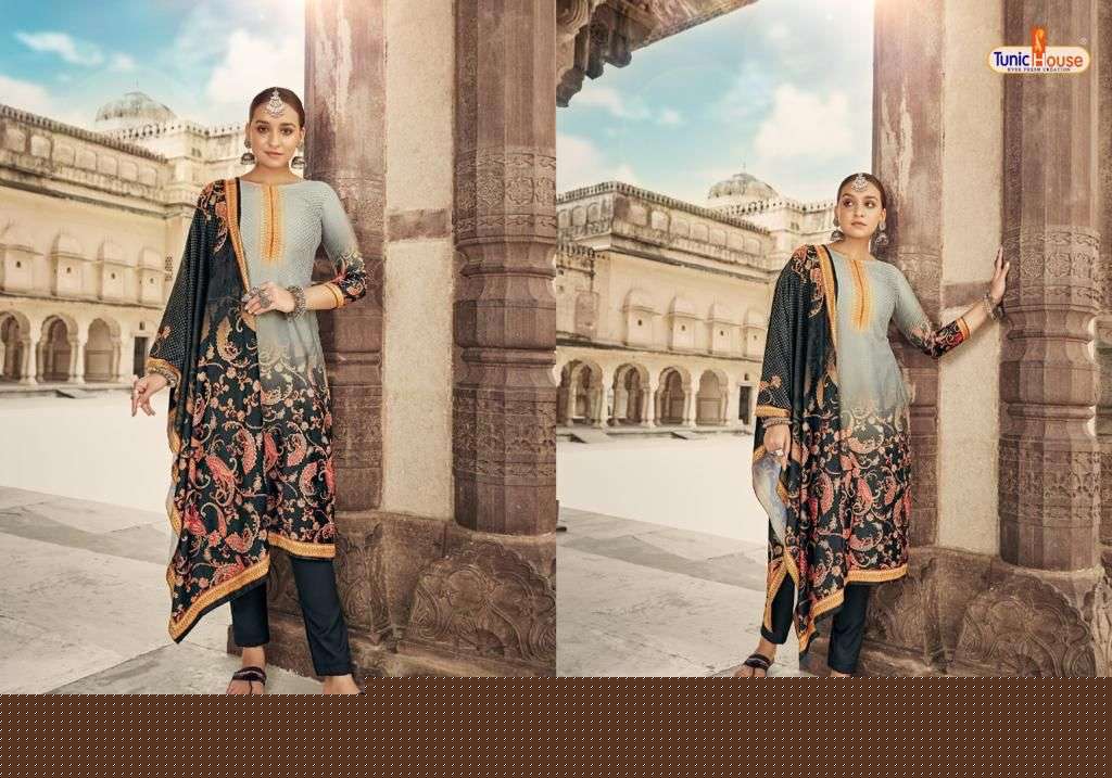KHUSHBOO BY TUNIC HOUSE 1001 TO 1006 SERIES FESTIVE SUITS BEAUTIFUL FANCY COLORFUL STYLISH PARTY WEAR & OCCASIONAL WEAR VELVET EMBROIDERY DRESSES AT WHOLESALE PRICE