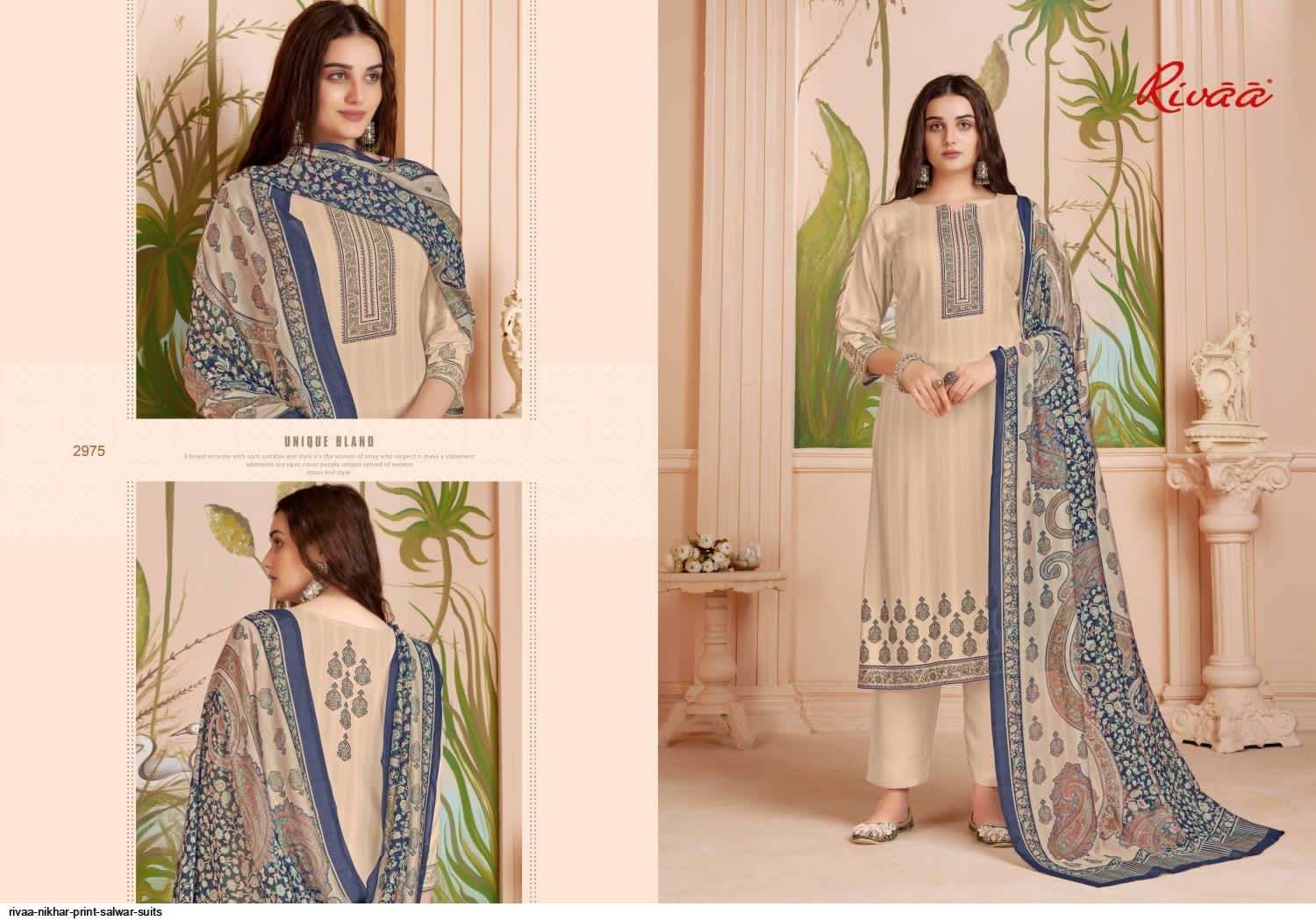 NIKHAR BY RIVAA 2973 TO 2979 SERIES FESTIVE SUITS BEAUTIFUL FANCY COLORFUL STYLISH PARTY WEAR & OCCASIONAL WEAR MOHAIR DIGITAL PRINT DRESSES AT WHOLESALE PRICE