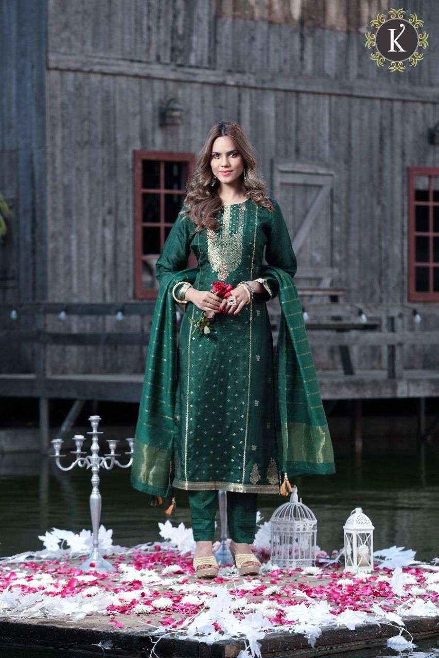 WAJIHA BY KALKI 1001 TO 1004 SERIES BEAUTIFUL FESTIVE SUITS COLORFUL STYLISH FANCY CASUAL WEAR & ETHNIC WEAR PURE VISCOSE SILK DRESSES AT WHOLESALE PRICE