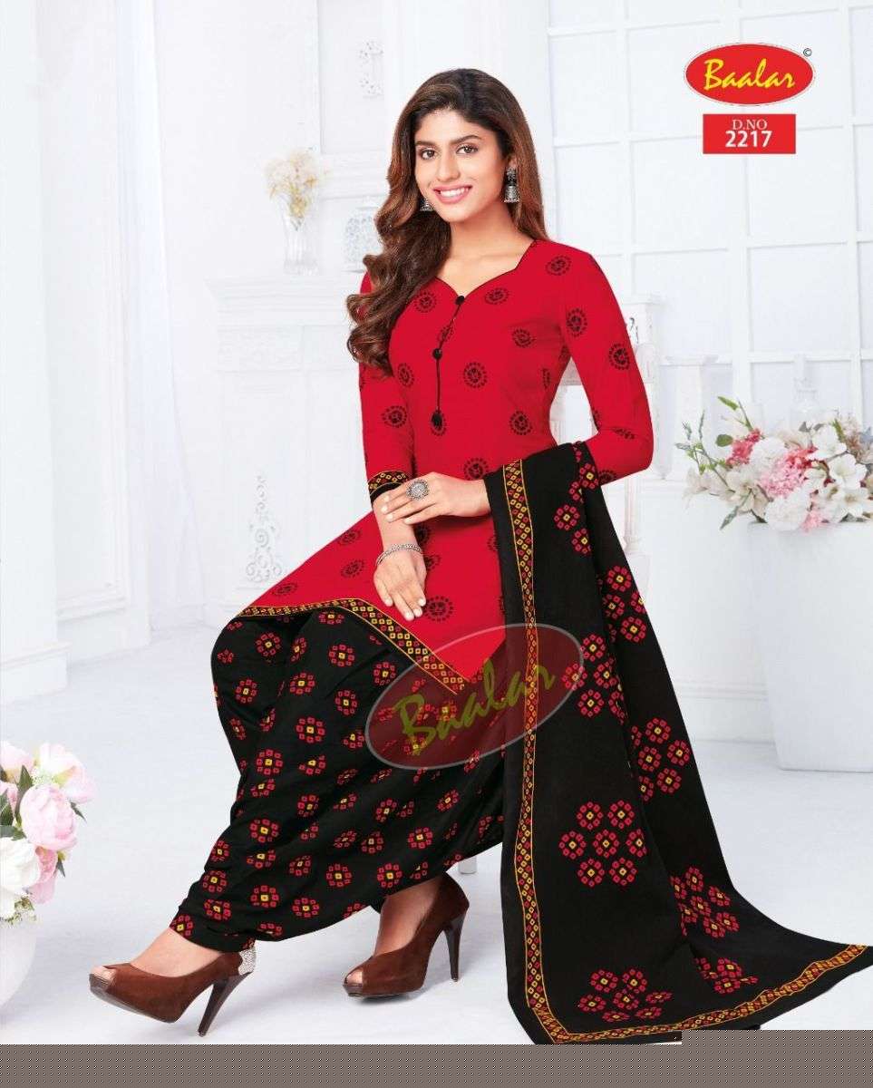 ZAARA VOL-12 BY BAALAR 2205 TO 2222 SERIES FESTIVE SUITS BEAUTIFUL FANCY COLORFUL STYLISH PARTY WEAR & OCCASIONAL WEAR PURE COTTON PRINT DRESSES AT WHOLESALE PRICE