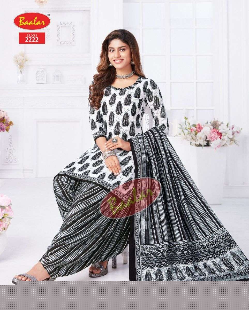 ZAARA VOL-12 BY BAALAR 2205 TO 2222 SERIES FESTIVE SUITS BEAUTIFUL FANCY COLORFUL STYLISH PARTY WEAR & OCCASIONAL WEAR PURE COTTON PRINT DRESSES AT WHOLESALE PRICE