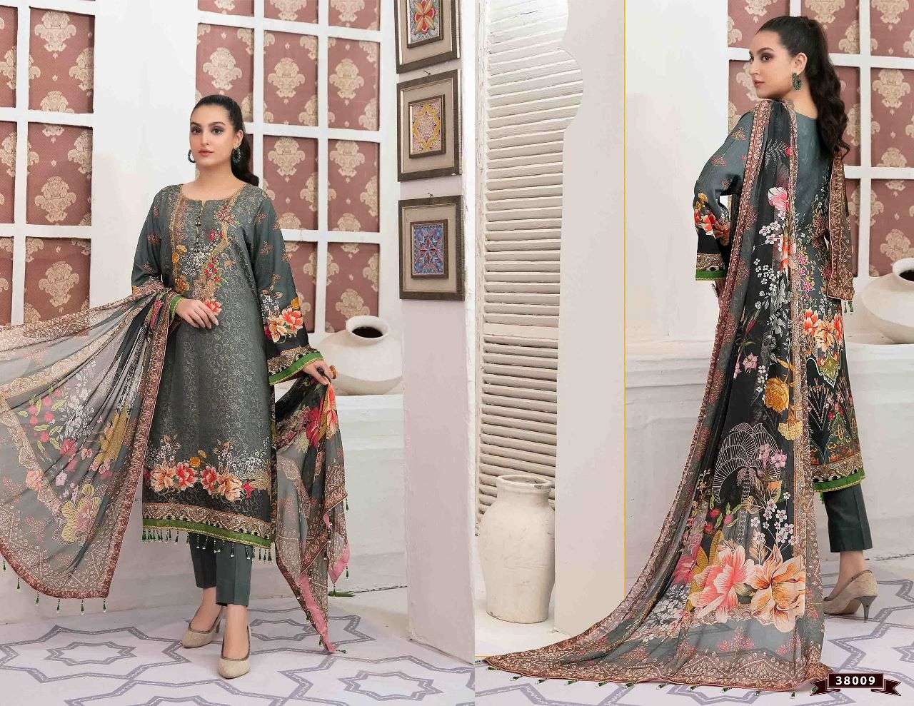 RAZIA SULTAN VOL-38 BY APANA COTTON 38001 TO 38010 SERIES BEAUTIFUL SUITS COLORFUL STYLISH FANCY CASUAL WEAR & ETHNIC WEAR COTTON DRESSES AT WHOLESALE PRICE