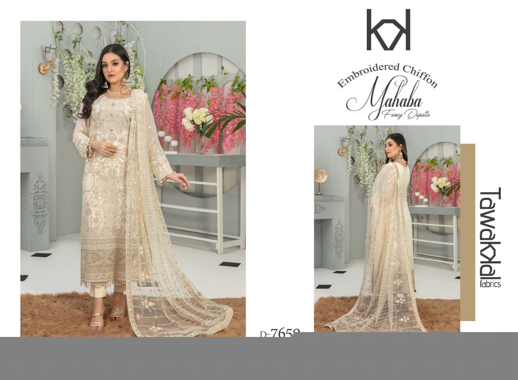ORIGINAL PAKISTANI MAHABA BY FASHID WHOLESALE 7659 TO 7669 SERIES BEAUTIFUL PAKISTANI SUITS COLORFUL STYLISH FANCY CASUAL WEAR & ETHNIC WEAR CHIFFON DRESSES AT WHOLESALE PRICE