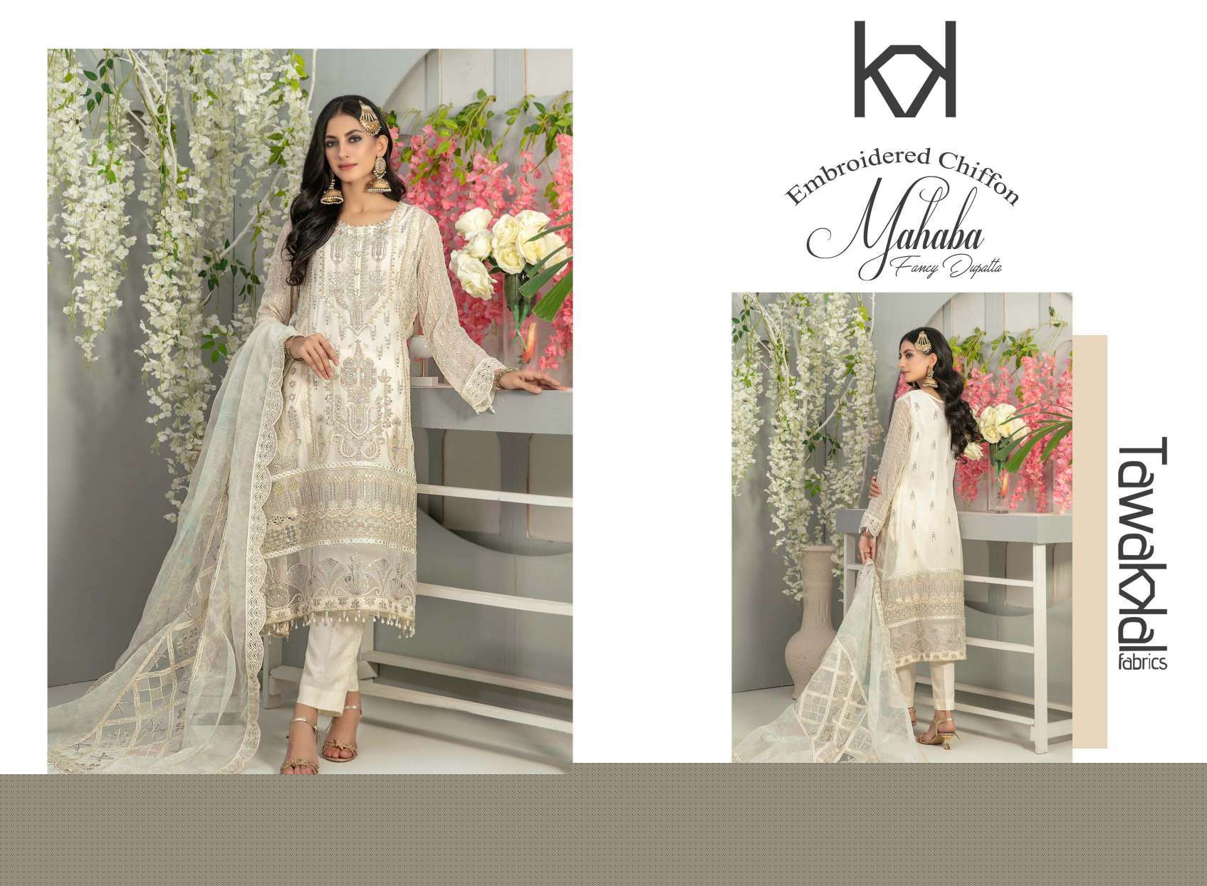 ORIGINAL PAKISTANI MAHABA BY FASHID WHOLESALE 7659 TO 7669 SERIES BEAUTIFUL PAKISTANI SUITS COLORFUL STYLISH FANCY CASUAL WEAR & ETHNIC WEAR CHIFFON DRESSES AT WHOLESALE PRICE