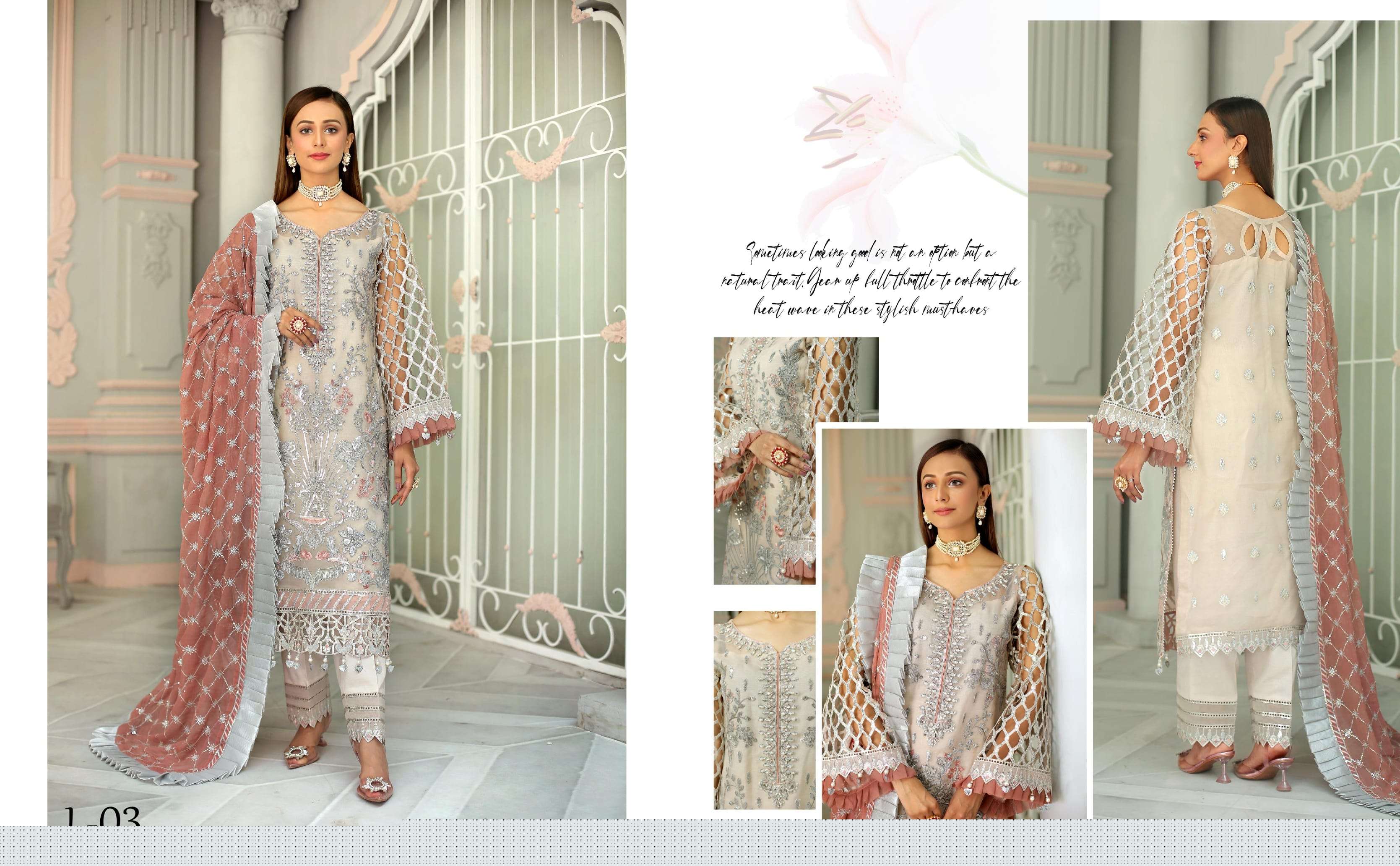 ORIGINAL PAKISTANI MARYAMS LEMISHA BY FASHID WHOLESALE 01 TO 06 SERIES BEAUTIFUL PAKISTANI SUITS COLORFUL STYLISH FANCY CASUAL WEAR & ETHNIC WEAR FANCY DRESSES AT WHOLESALE PRICE