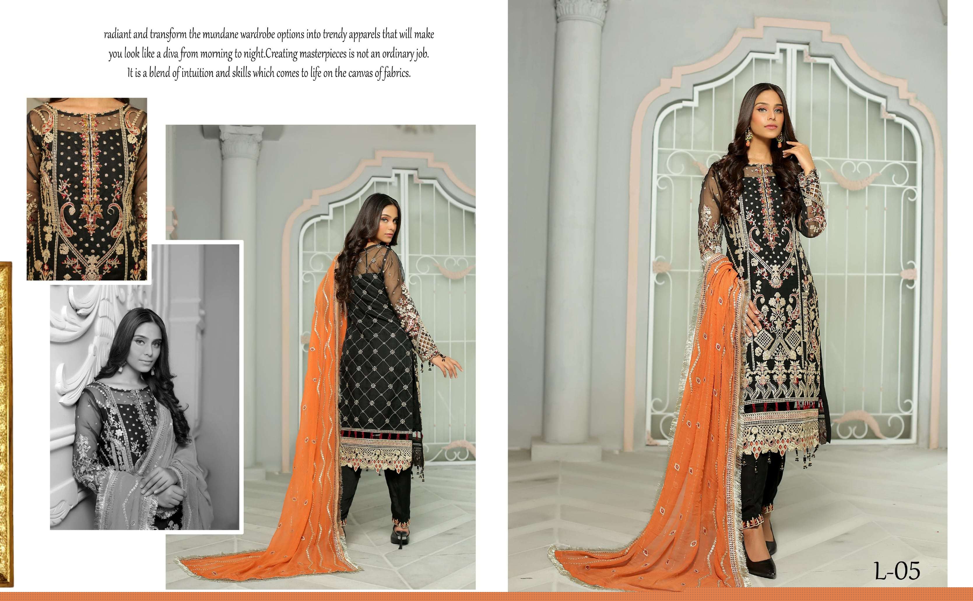 ORIGINAL PAKISTANI MARYAMS LEMISHA BY FASHID WHOLESALE 01 TO 06 SERIES BEAUTIFUL PAKISTANI SUITS COLORFUL STYLISH FANCY CASUAL WEAR & ETHNIC WEAR FANCY DRESSES AT WHOLESALE PRICE