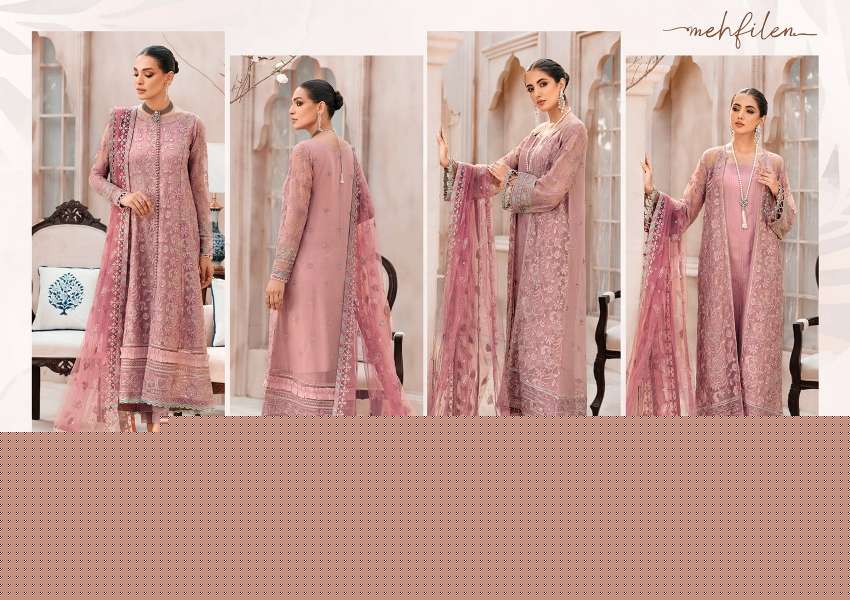 ORIGINAL PAKISTANI XENIA MEHFILEN BY FASHID WHOLESALE 01 TO 10 SERIES BEAUTIFUL PAKISTANI SUITS COLORFUL STYLISH FANCY CASUAL WEAR & ETHNIC WEAR CHIFFON DRESSES AT WHOLESALE PRICE