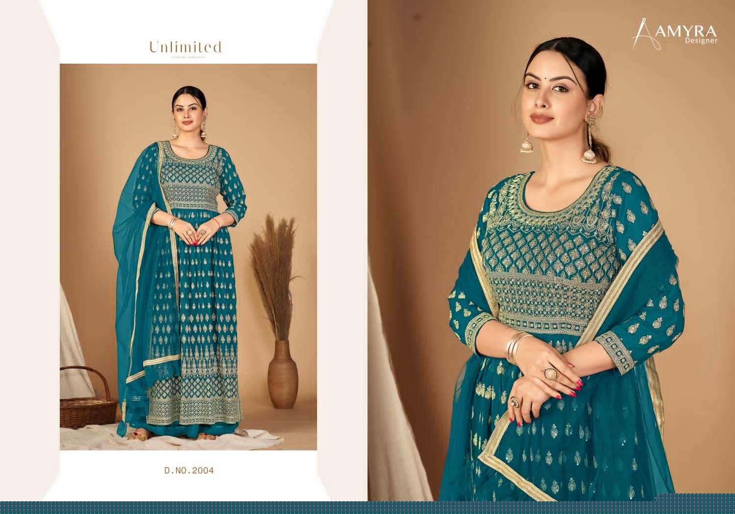 Nayra Vol-2 By Amyra Designer 2001 To 2004 Series Beautiful Stylish Suits Fancy Colorful Casual Wear & Ethnic Wear & Ready To Wear Georgette Dresses At Wholesale Price