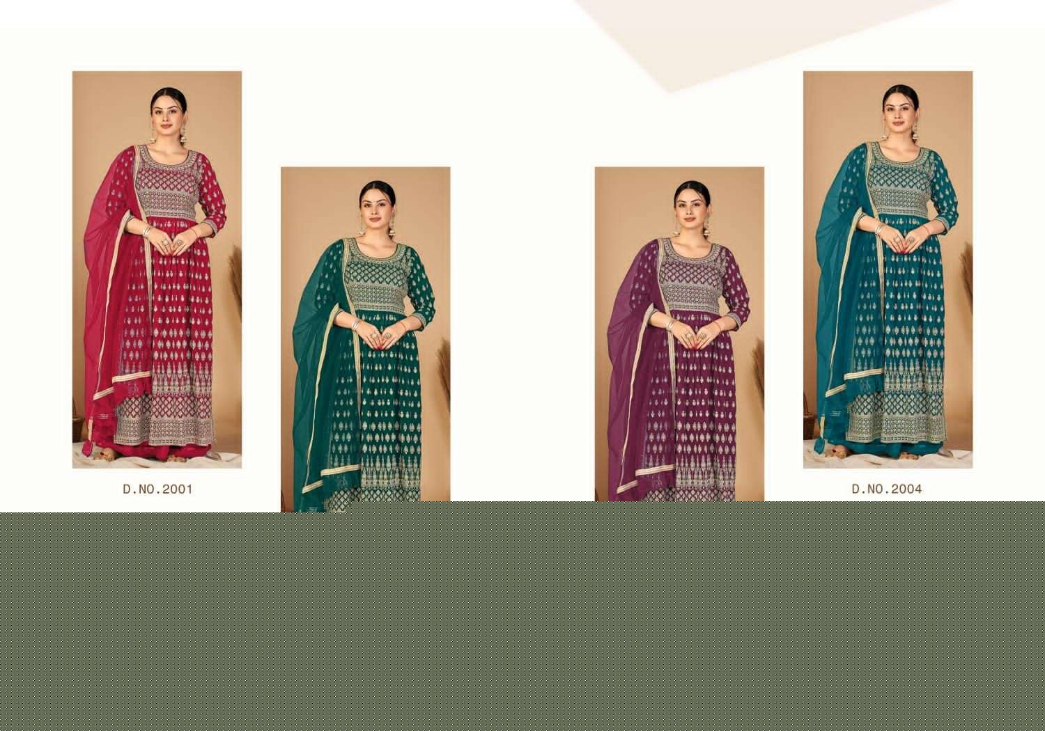 Nayra Vol-2 By Amyra Designer 2001 To 2004 Series Beautiful Stylish Suits Fancy Colorful Casual Wear & Ethnic Wear & Ready To Wear Georgette Dresses At Wholesale Price
