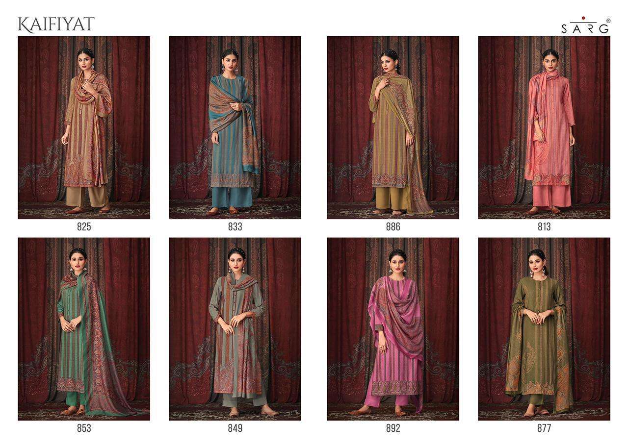 KAIFIYAT BY SARG BEAUTIFUL STYLISH SUITS FANCY COLORFUL CASUAL WEAR & ETHNIC WEAR & READY TO WEAR STAPLE TWILL DRESSES AT WHOLESALE PRICE