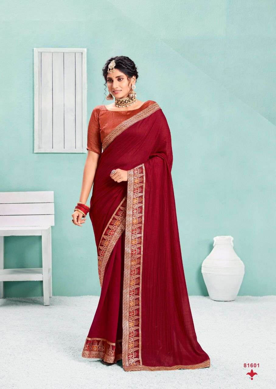 KIMORA SILK BY RIGHT WOMEN 81601 TO 81608 SERIES INDIAN TRADITIONAL WEAR COLLECTION BEAUTIFUL STYLISH FANCY COLORFUL PARTY WEAR & OCCASIONAL WEAR FANCY SAREES AT WHOLESALE PRICE