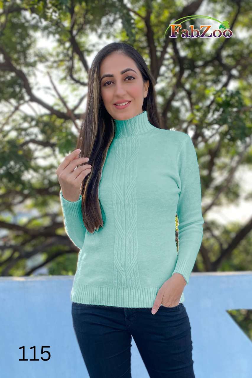 NATKHAT BY FAB ZOO 112 TO 115 SERIES DESIGNER STYLISH FANCY COLORFUL BEAUTIFUL PARTY WEAR & ETHNIC WEAR COLLECTION RABBIT WOOL TOPS AT WHOLESALE PRICE