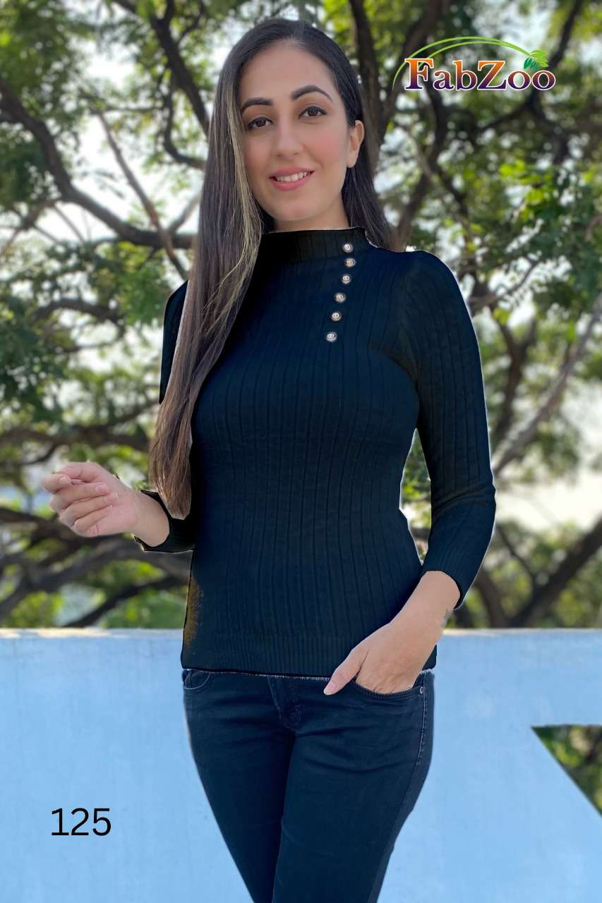 WINTER VOL-1 BY FAB ZOO 120 TO 126 SERIES DESIGNER STYLISH FANCY COLORFUL BEAUTIFUL PARTY WEAR & ETHNIC WEAR COLLECTION RABBIT WOOL TOPS AT WHOLESALE PRICE