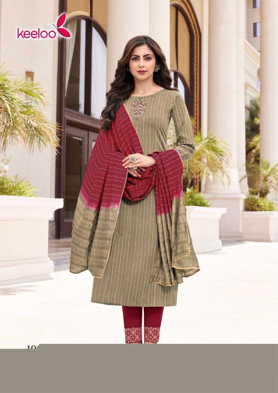 Sawari By Keeloo 1001 To 1006 Series Beautiful Suits Colorful Stylish Fancy Casual Wear & Ethnic Wear Viscose Strip Dresses At Wholesale Price