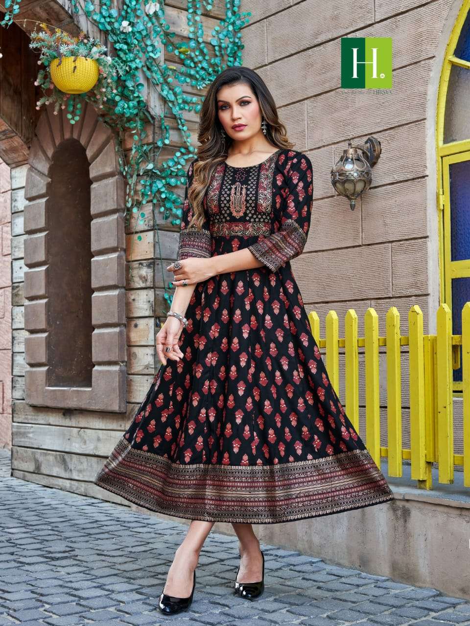 Samantha Vol-4 By Hirwa 01 To 10 Series Designer Stylish Fancy Colorful Beautiful Party Wear & Ethnic Wear Collection Rayon Foil Gown At Wholesale Price
