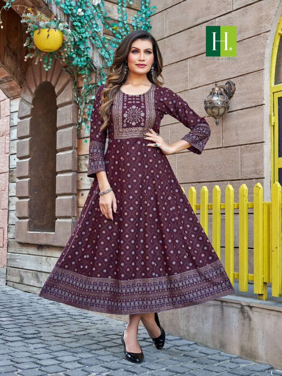 Samantha Vol-4 By Hirwa 01 To 10 Series Designer Stylish Fancy Colorful Beautiful Party Wear & Ethnic Wear Collection Rayon Foil Gown At Wholesale Price