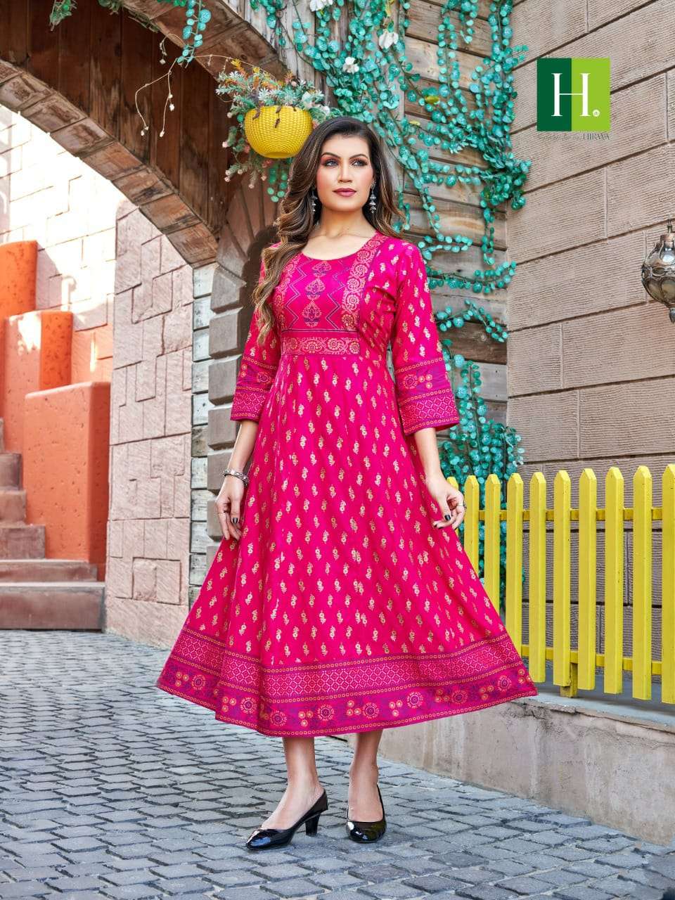 Samantha Vol-4 By Hirwa 01 To 10 Series Designer Stylish Fancy Colorful Beautiful Party Wear & Ethnic Wear Collection Rayon Foil Gown At Wholesale Price
