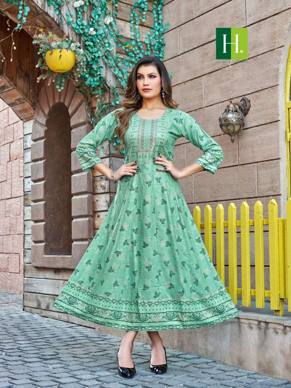 Samantha Vol-4 By Hirwa 01 To 10 Series Designer Stylish Fancy Colorful Beautiful Party Wear & Ethnic Wear Collection Rayon Foil Gown At Wholesale Price
