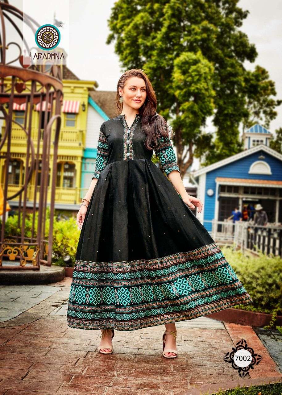 LEVEL VOL-7 BY ARADHNA FASHION 7001 TO 7012 SERIES DESIGNER STYLISH FANCY COLORFUL BEAUTIFUL PARTY WEAR & ETHNIC WEAR COLLECTION PURE COTTON GOWN AT WHOLESALE PRICE
