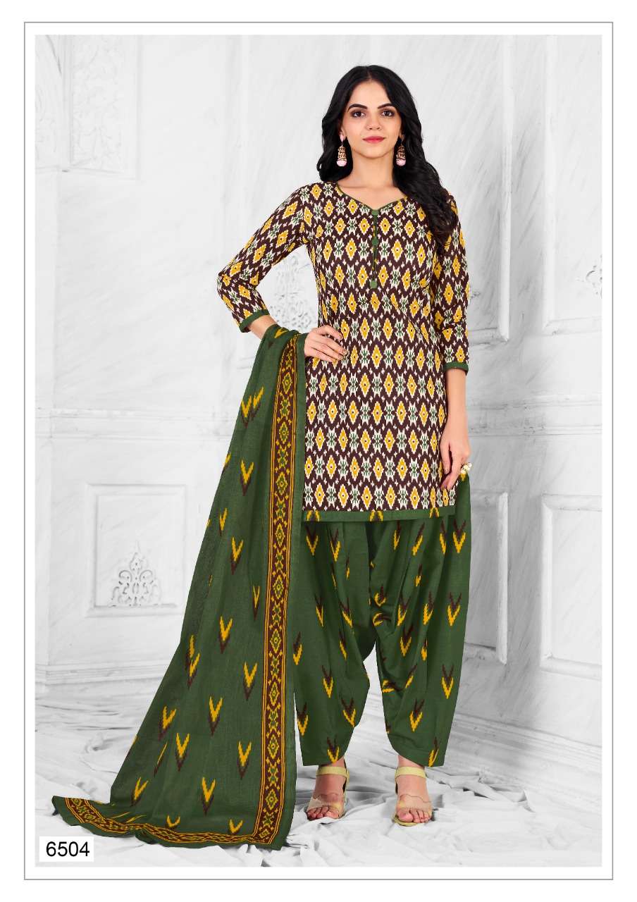 LAADO VOL-65 BY LAADO 6501 TO 6520 SERIES BEAUTIFUL SUITS COLORFUL STYLISH FANCY CASUAL WEAR & ETHNIC WEAR PURE COTTON DRESSES AT WHOLESALE PRICE