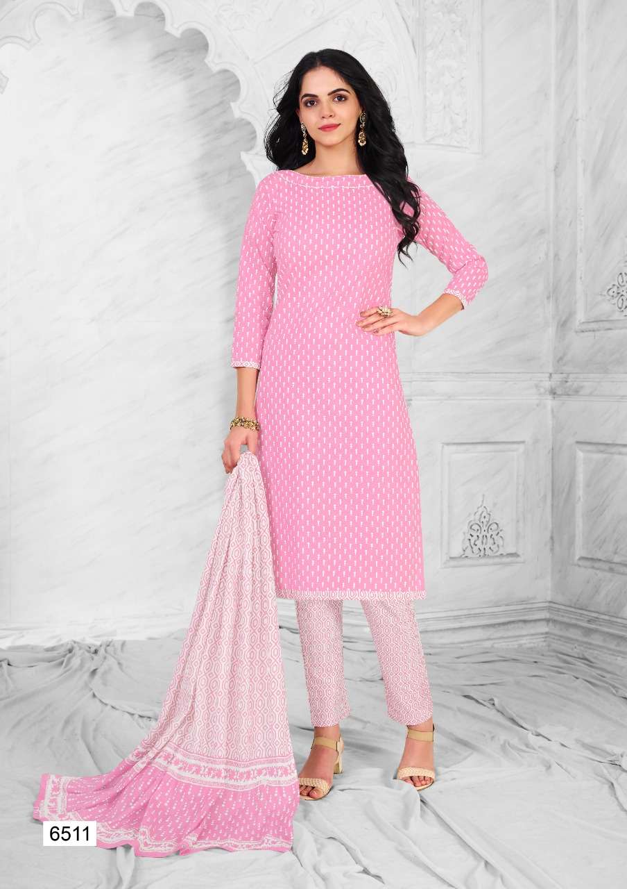 LAADO VOL-65 BY LAADO 6501 TO 6520 SERIES BEAUTIFUL SUITS COLORFUL STYLISH FANCY CASUAL WEAR & ETHNIC WEAR PURE COTTON DRESSES AT WHOLESALE PRICE