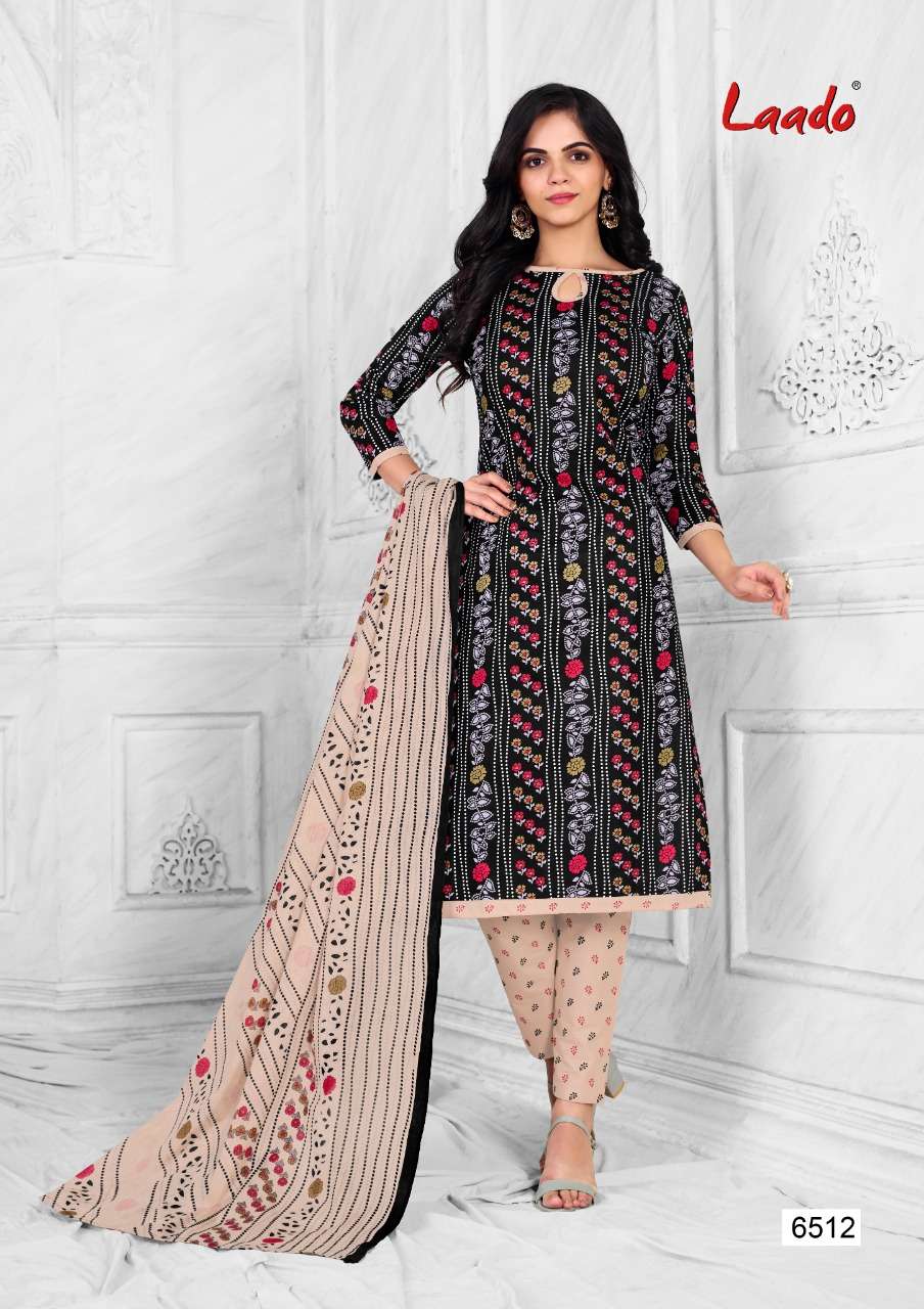 LAADO VOL-65 BY LAADO 6501 TO 6520 SERIES BEAUTIFUL SUITS COLORFUL STYLISH FANCY CASUAL WEAR & ETHNIC WEAR PURE COTTON DRESSES AT WHOLESALE PRICE
