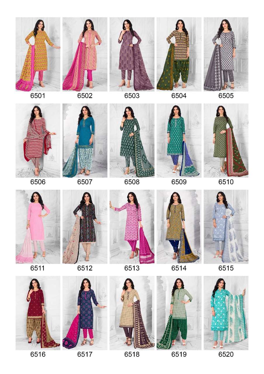 LAADO VOL-65 BY LAADO 6501 TO 6520 SERIES BEAUTIFUL SUITS COLORFUL STYLISH FANCY CASUAL WEAR & ETHNIC WEAR PURE COTTON DRESSES AT WHOLESALE PRICE