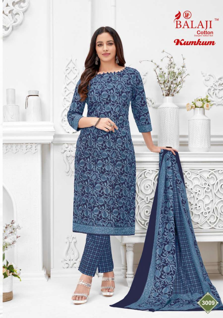 KUM KUM VOL-30 BY BALAJI COTTON SERIES FESTIVE TRADITIONAL WEAR COLLECTION BEAUTIFUL STYLISH FANCY COLORFUL PARTY WEAR & OCCASIONAL WEAR DRESSES WITH COTTON DRESS AT WHOLESALE PRICE