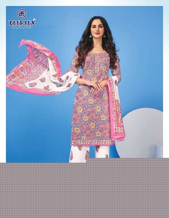 MISS INDIA VOL-75 BY DEEPTEX 7501 TO 7526 SERIES BEAUTIFUL SUITS COLORFUL STYLISH FANCY CASUAL WEAR & ETHNIC WEAR HEAVY COTTON PRINT DRESSES AT WHOLESALE PRICE