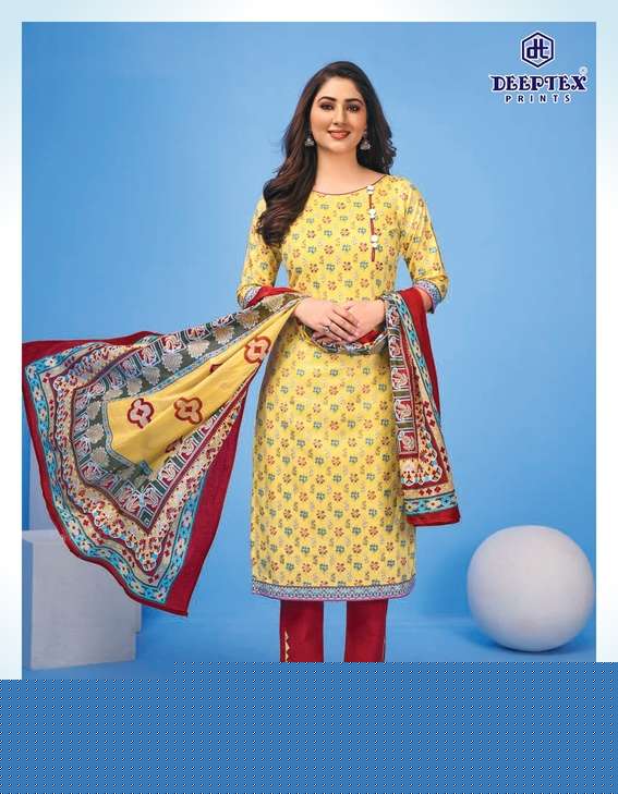 MISS INDIA VOL-75 BY DEEPTEX 7501 TO 7526 SERIES BEAUTIFUL SUITS COLORFUL STYLISH FANCY CASUAL WEAR & ETHNIC WEAR HEAVY COTTON PRINT DRESSES AT WHOLESALE PRICE