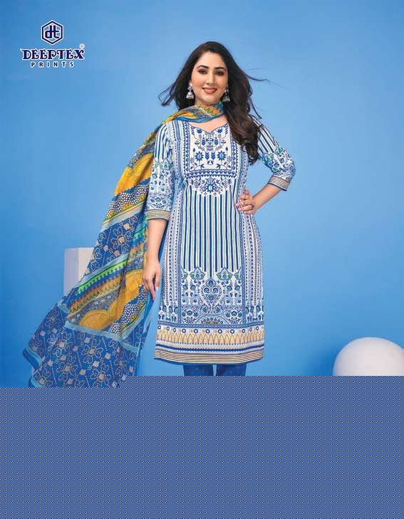 MISS INDIA VOL-75 BY DEEPTEX 7501 TO 7526 SERIES BEAUTIFUL SUITS COLORFUL STYLISH FANCY CASUAL WEAR & ETHNIC WEAR HEAVY COTTON PRINT DRESSES AT WHOLESALE PRICE