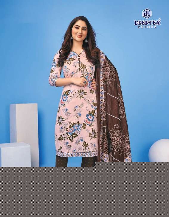 MISS INDIA VOL-75 BY DEEPTEX 7501 TO 7526 SERIES BEAUTIFUL SUITS COLORFUL STYLISH FANCY CASUAL WEAR & ETHNIC WEAR HEAVY COTTON PRINT DRESSES AT WHOLESALE PRICE