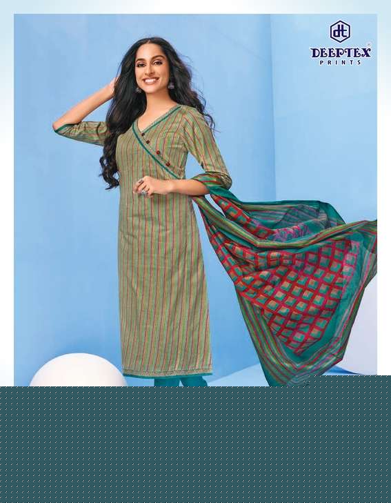 MISS INDIA VOL-75 BY DEEPTEX 7501 TO 7526 SERIES BEAUTIFUL SUITS COLORFUL STYLISH FANCY CASUAL WEAR & ETHNIC WEAR HEAVY COTTON PRINT DRESSES AT WHOLESALE PRICE