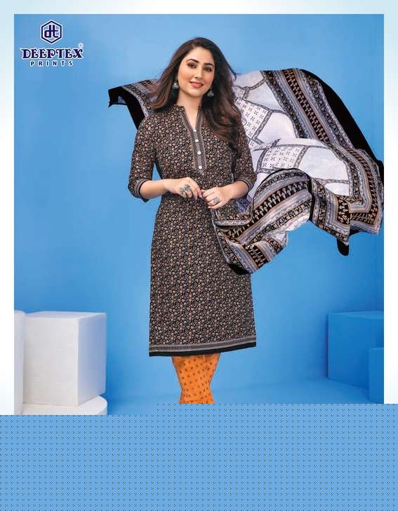 MISS INDIA VOL-75 BY DEEPTEX 7501 TO 7526 SERIES BEAUTIFUL SUITS COLORFUL STYLISH FANCY CASUAL WEAR & ETHNIC WEAR HEAVY COTTON PRINT DRESSES AT WHOLESALE PRICE