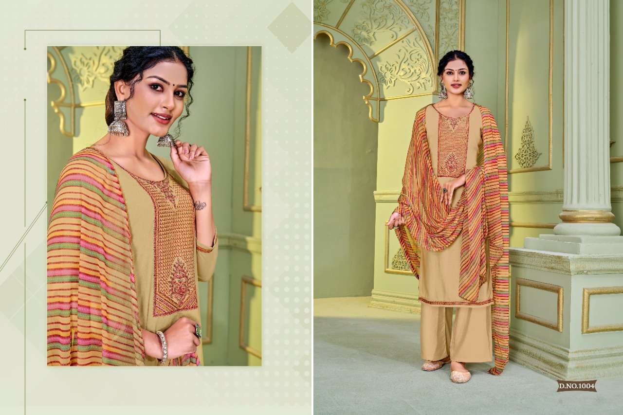 HEMITAGE BY KHWAAB 1001 TO 1008 SERIES BEAUTIFUL PAKISTANI SUITS COLORFUL STYLISH FANCY CASUAL WEAR & ETHNIC WEAR PURE VISCOSE WITH EMBROIDERY DRESSES AT WHOLESALE PRICE