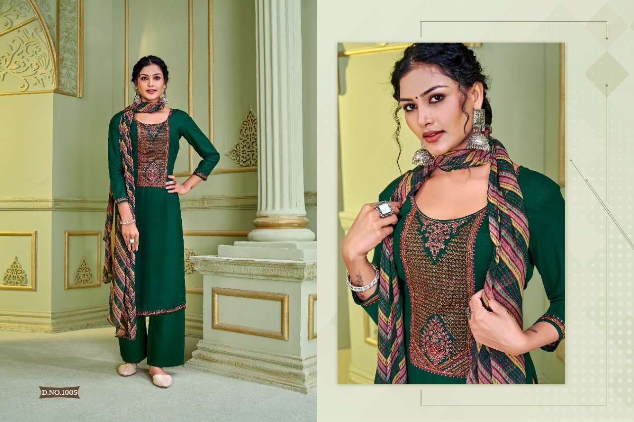 HEMITAGE BY KHWAAB 1001 TO 1008 SERIES BEAUTIFUL PAKISTANI SUITS COLORFUL STYLISH FANCY CASUAL WEAR & ETHNIC WEAR PURE VISCOSE WITH EMBROIDERY DRESSES AT WHOLESALE PRICE