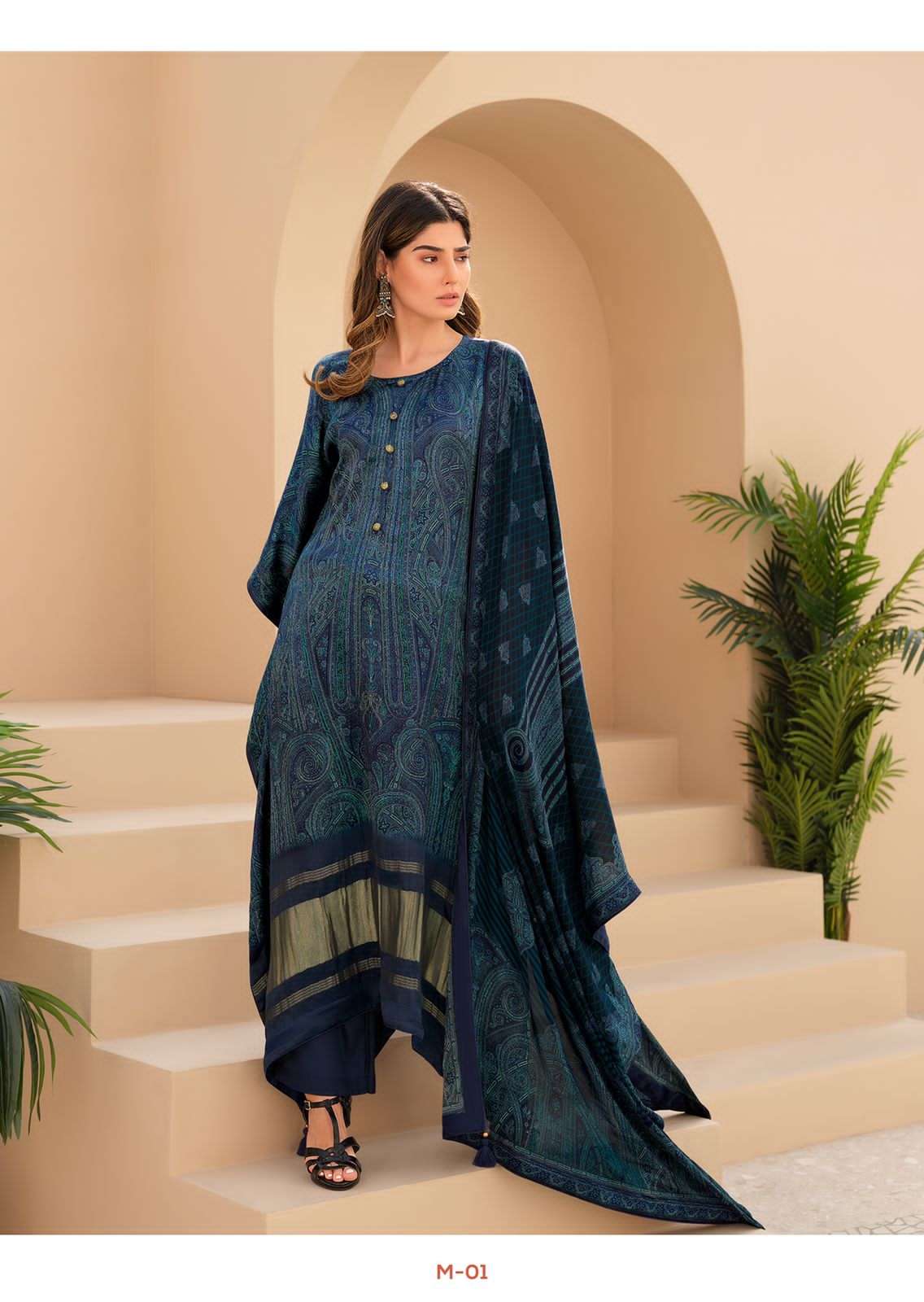 VARSHA BY MYRA M-01 TO M-06 SERIES BEAUTIFUL SUITS COLORFUL STYLISH FANCY CASUAL WEAR & ETHNIC WEAR COTTON PRINT DRESSES AT WHOLESALE PRICE