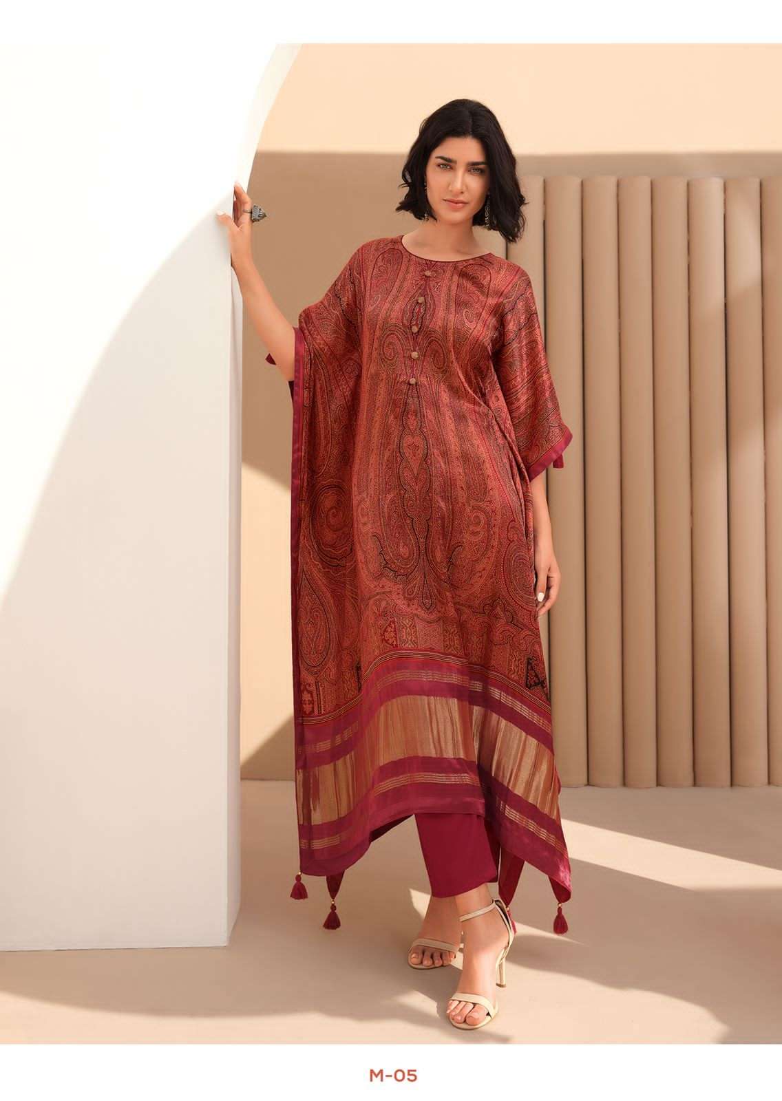 VARSHA BY MYRA M-01 TO M-06 SERIES BEAUTIFUL SUITS COLORFUL STYLISH FANCY CASUAL WEAR & ETHNIC WEAR COTTON PRINT DRESSES AT WHOLESALE PRICE
