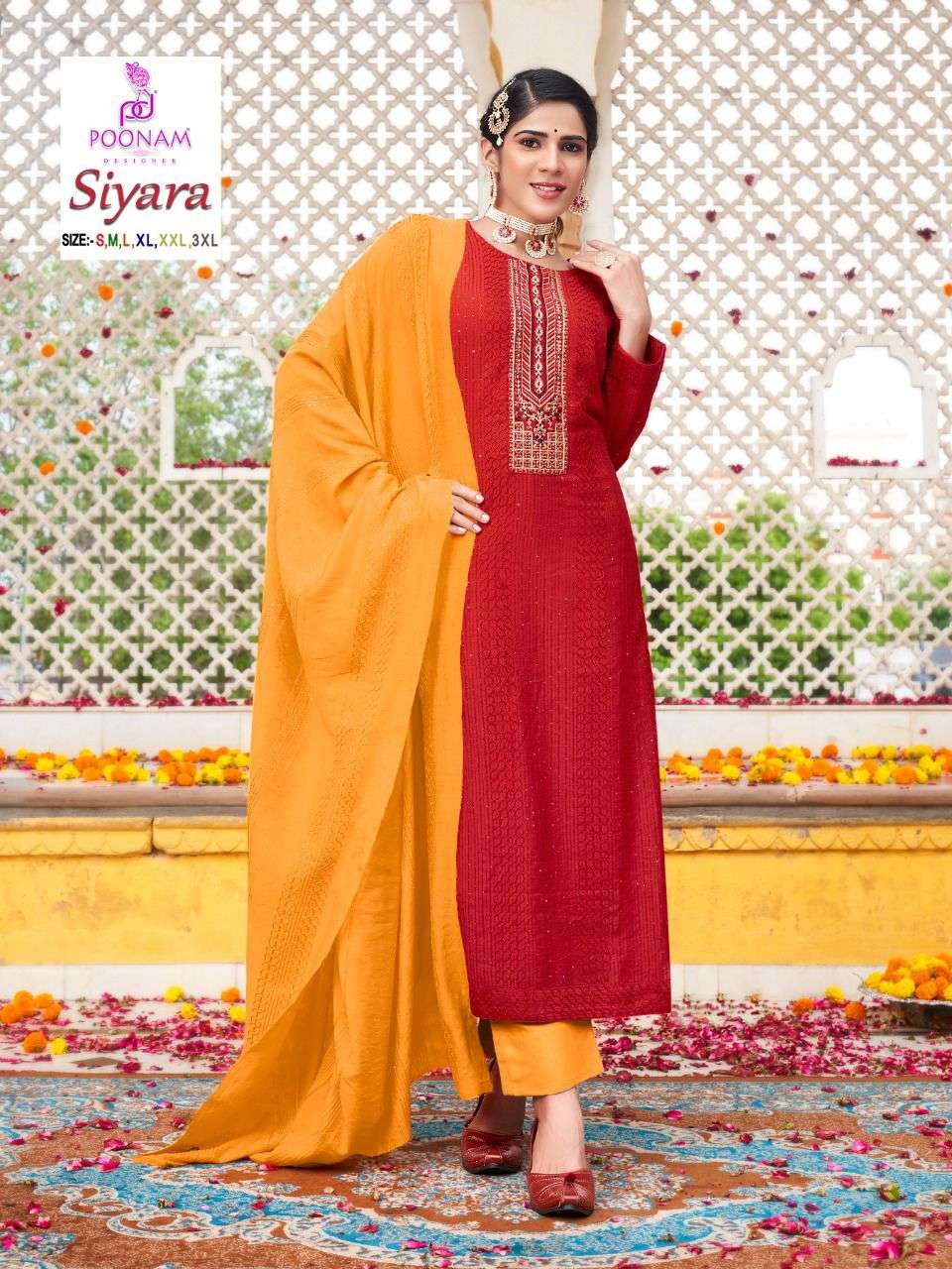 SIYARA BY SMIT CREATION 1001 TO 1006 SERIES DESIGNER STYLISH FANCY COLORFUL BEAUTIFUL PARTY WEAR & ETHNIC WEAR COLLECTION CREPE SILK KURTIS AT WHOLESALE PRICE