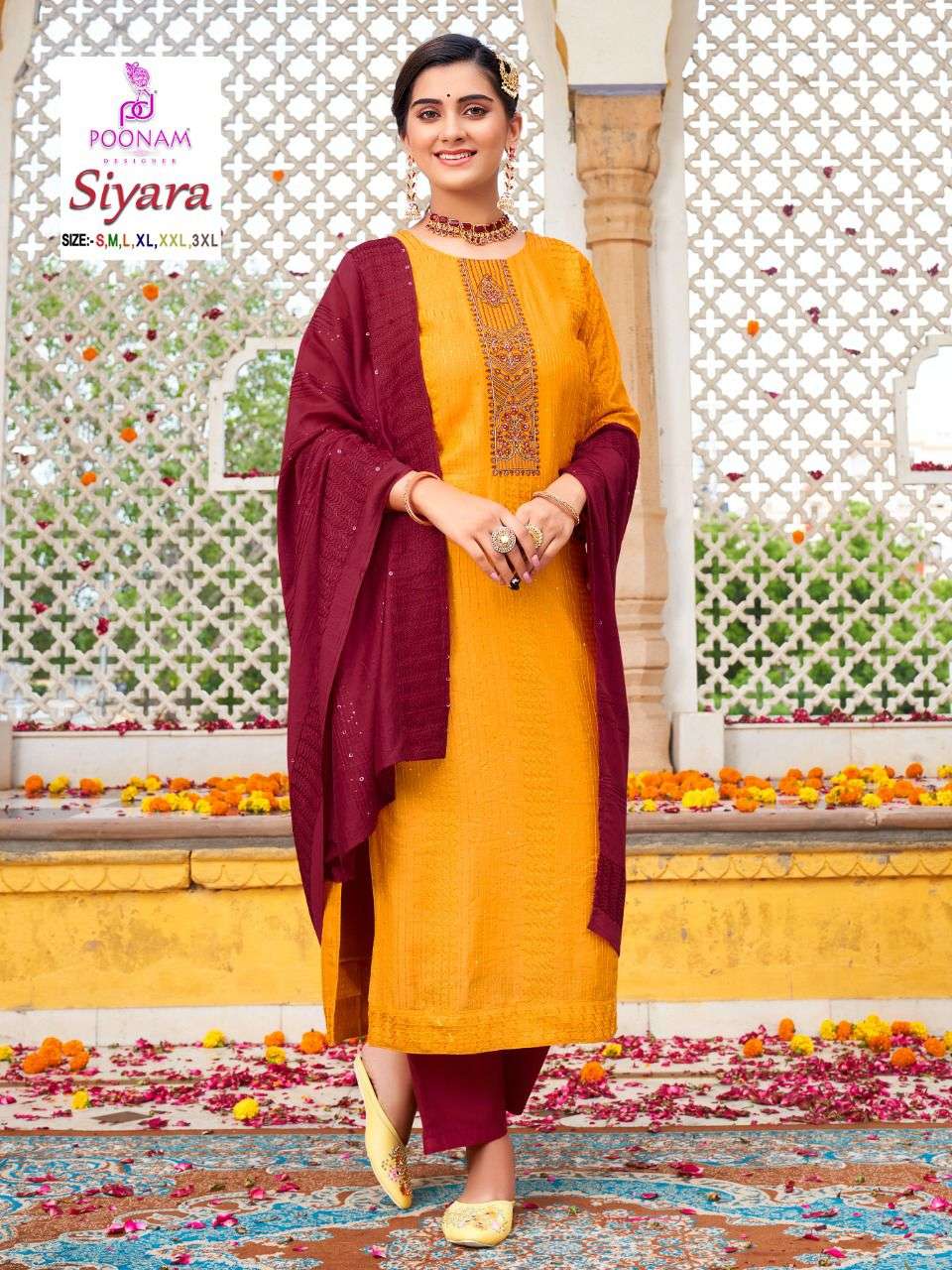 SIYARA BY SMIT CREATION 1001 TO 1006 SERIES DESIGNER STYLISH FANCY COLORFUL BEAUTIFUL PARTY WEAR & ETHNIC WEAR COLLECTION CREPE SILK KURTIS AT WHOLESALE PRICE